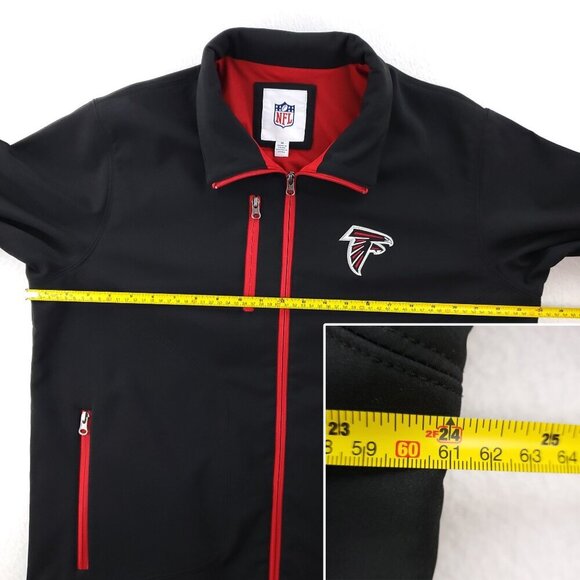 Atlanta Falcons Jacket G-III NFL Fleece Full Zip NFC Embroidered Men's Medium - Picture 8 of 11